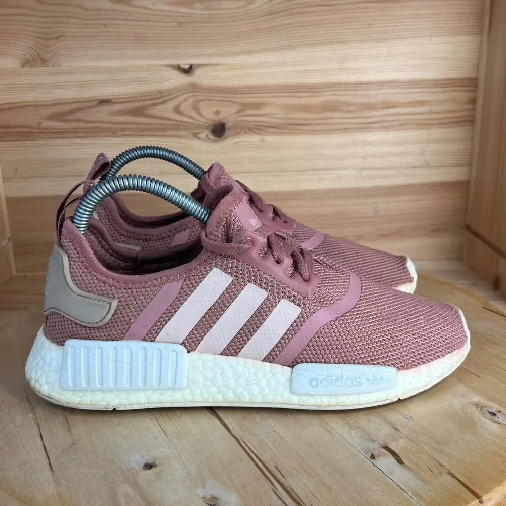 Adidas EQT Mesh Pink & White Lace Up Sneaker Shoes Women’s Size 7.5